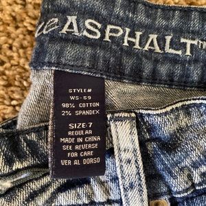 Blue asphalt jeans